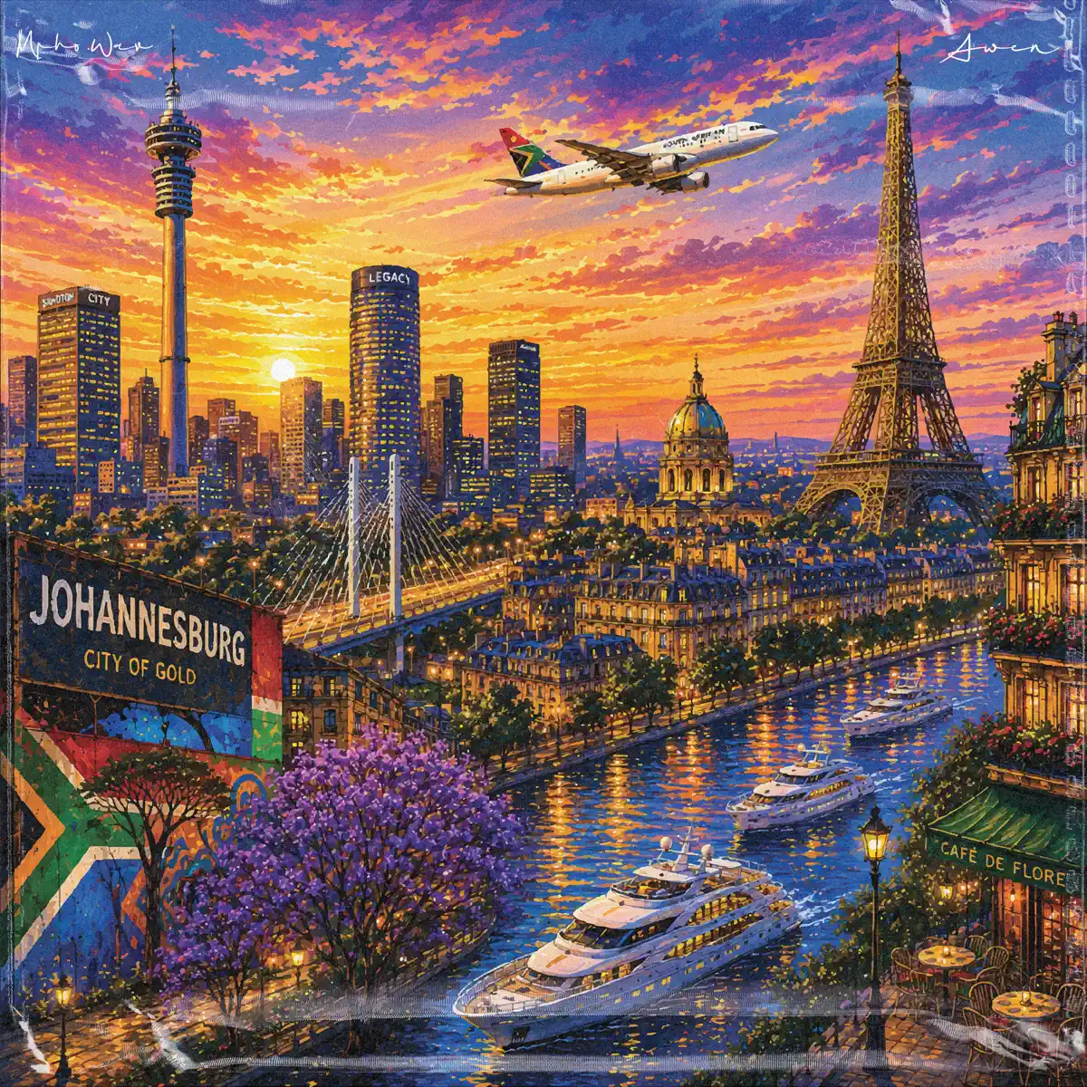  Mpho.Wav, Awen - jozi to paris