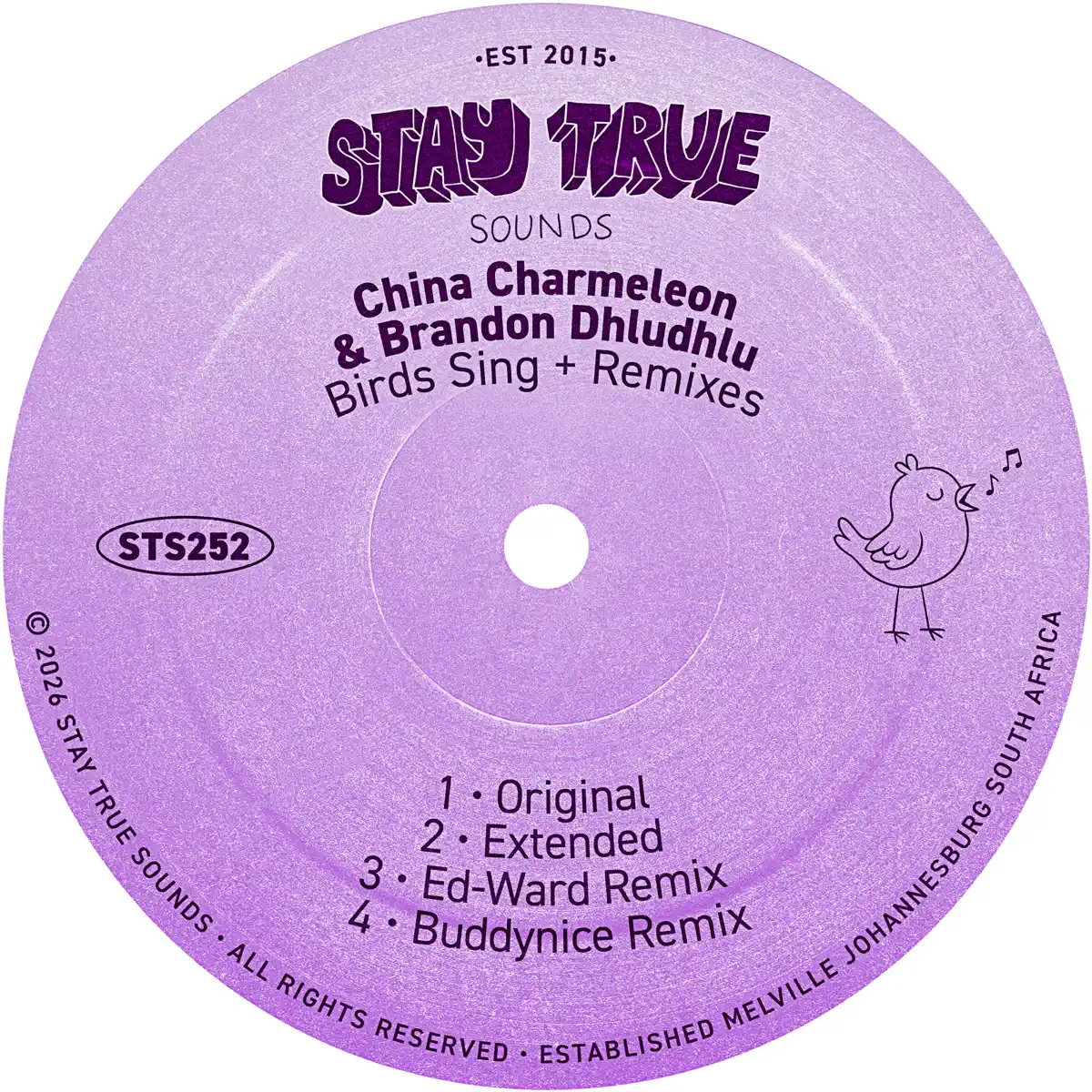  China Charmeleon & Brandon Dhludhlu - Birds Sing Remixes (EP)